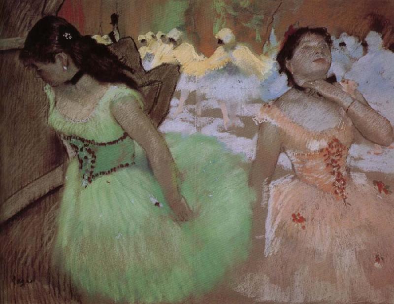 Edgar Degas Dancer entering with veil oil painting picture